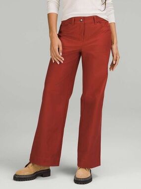 Lululemon City Sleek 5 Pocket Wide-Leg High-Rise Pant size 30 W5ENJS